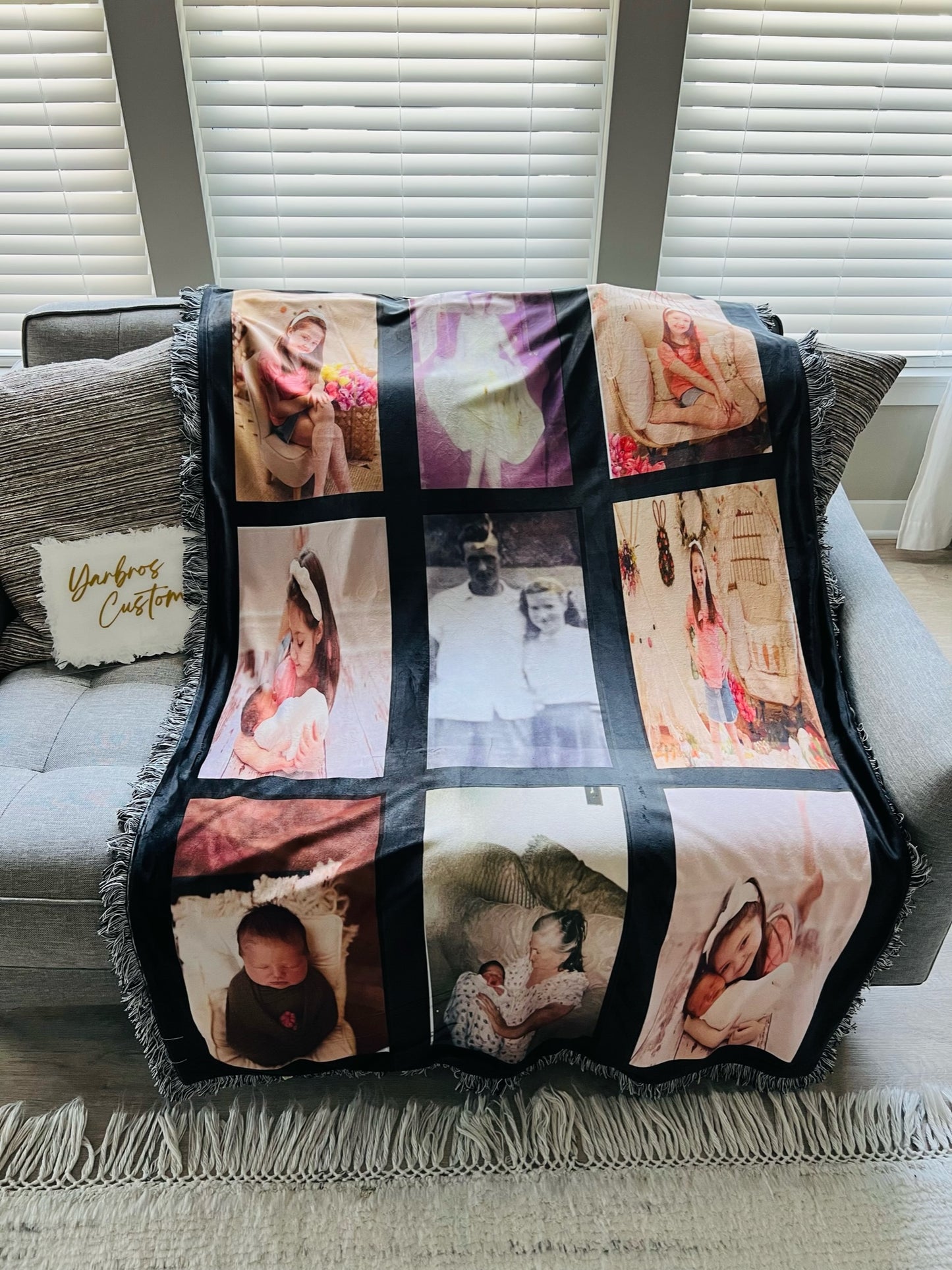 9 Panel Fleece Blanket