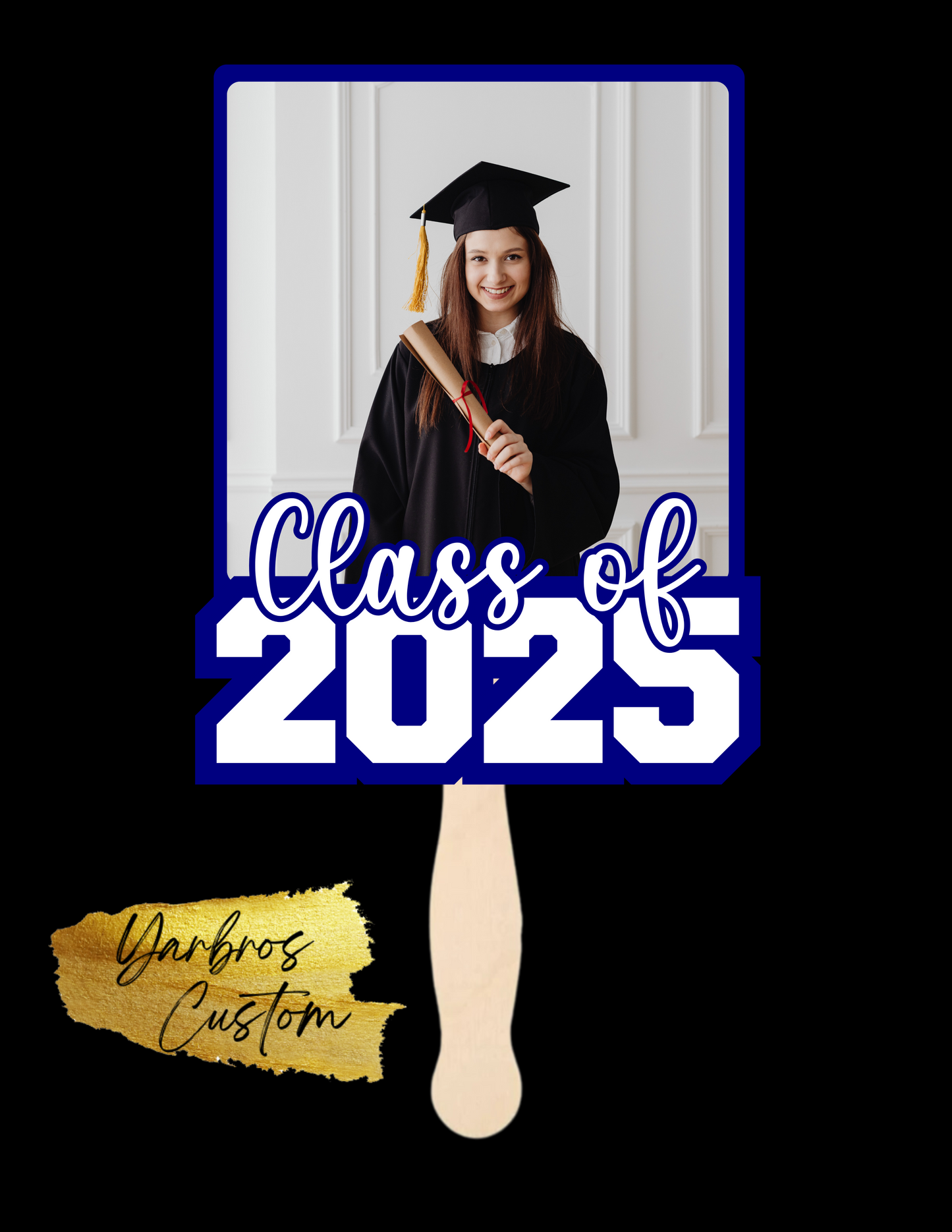 Graduation Fan ( square style) 2025