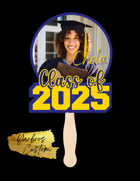 Graduation Fan ( circle style) 2025