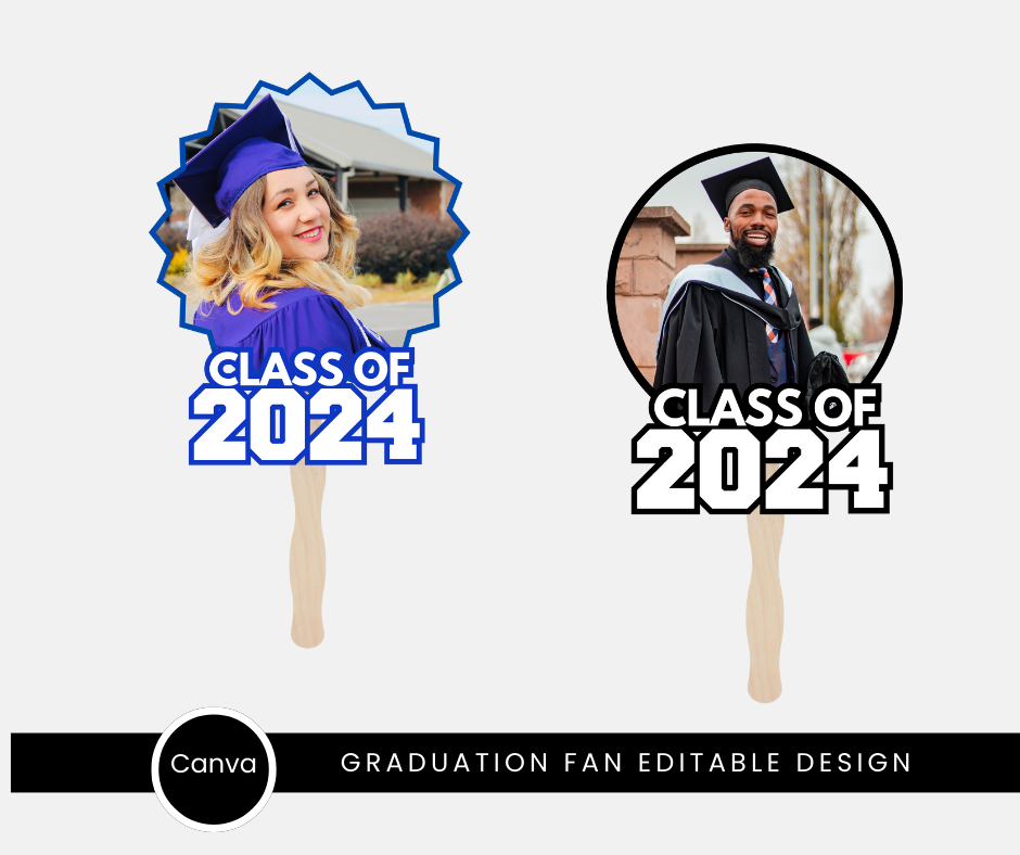 Graduation Fans Editable Templates