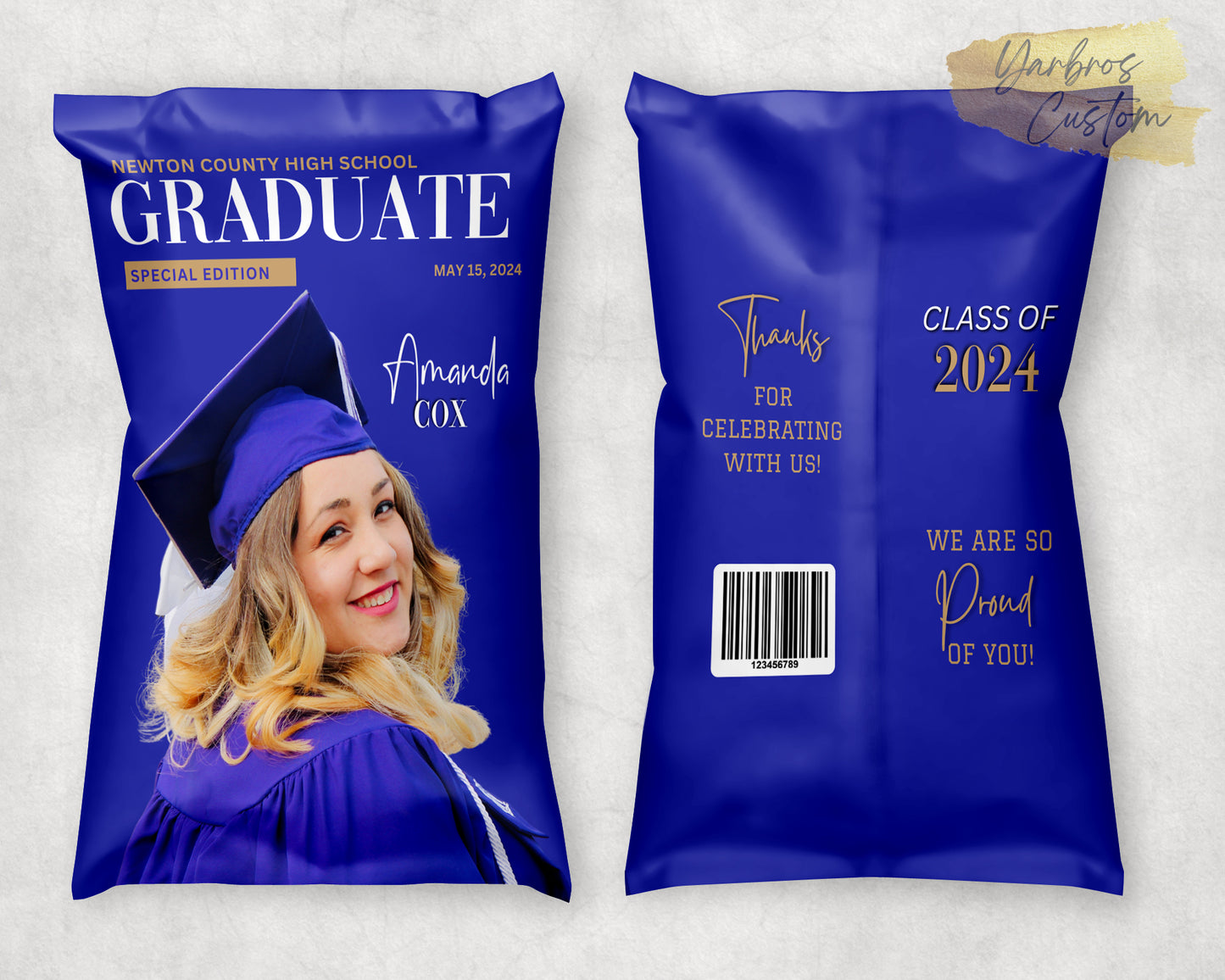 Graduation Chip Bags