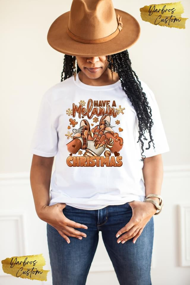 Have A Melanin Christmas Tee