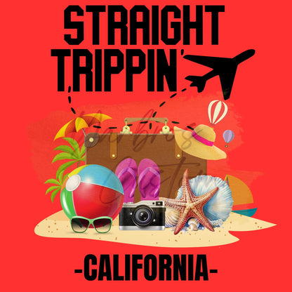 Straight Trippin California PNG