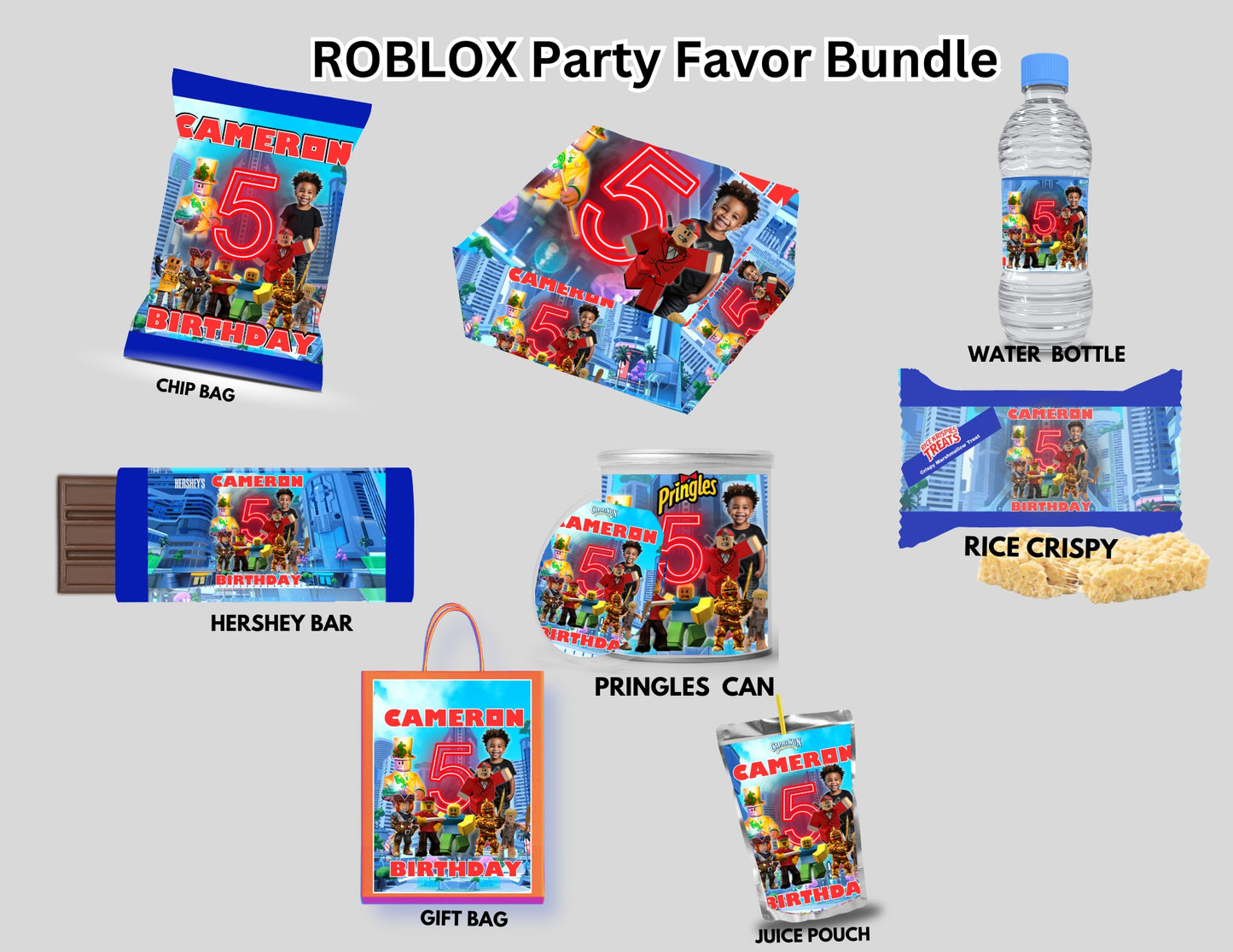 Roblox  Party Favor Bundle  Template