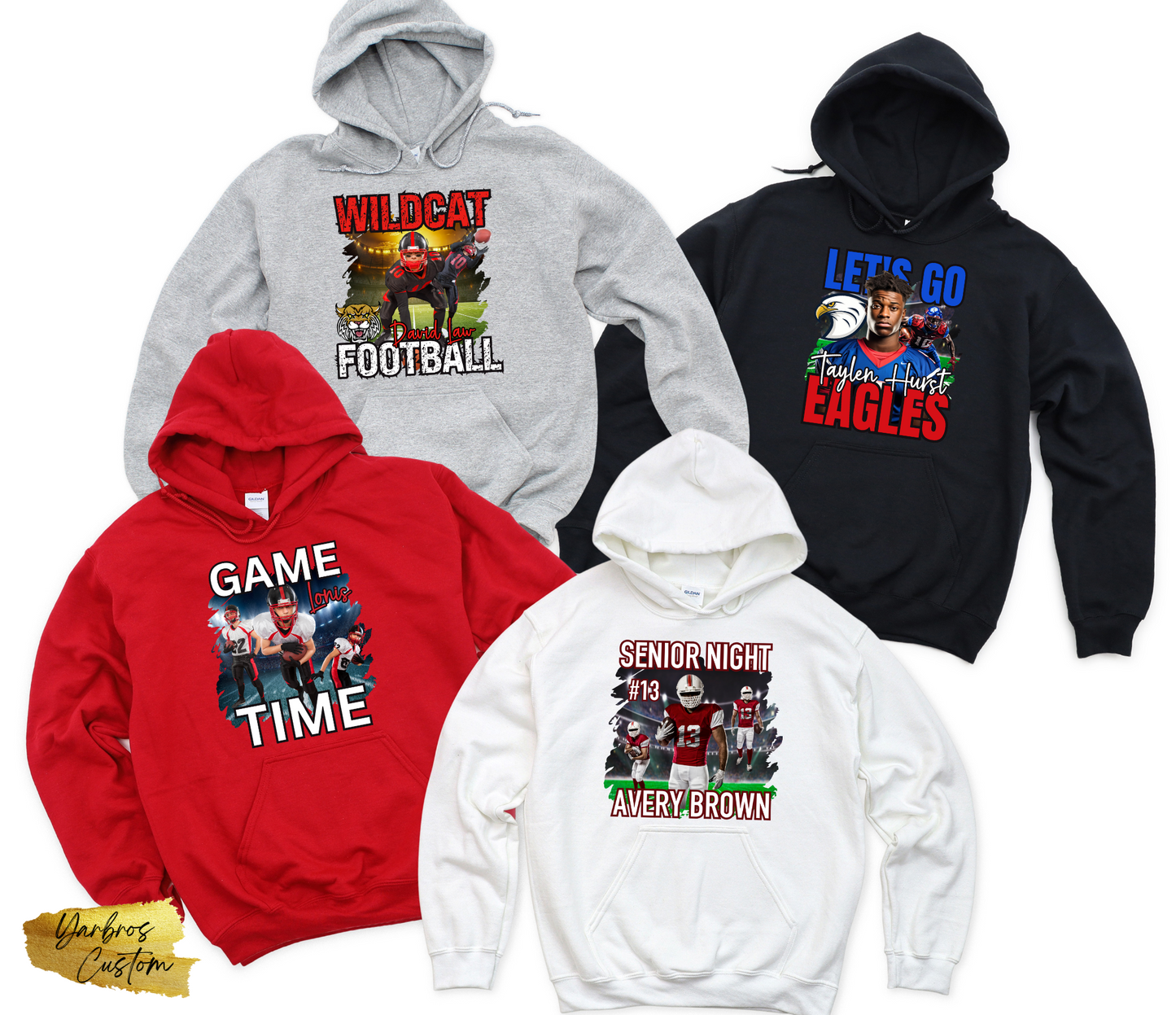 Football School/ Activies Hoodies