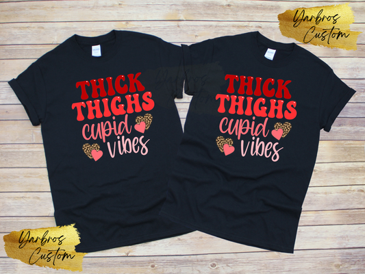 Thick Thighs cupid vibes T-shirts